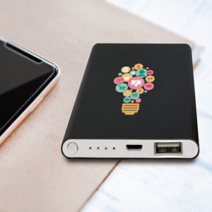 Powar Power bank em alumínio 4000 mAh