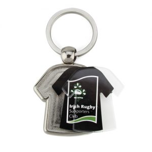 MX-D Porta-chaves de metal t-shirt 2 faces