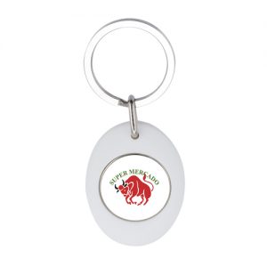 CR-Z Carro Porta-chaves oval com ficha para carrinho