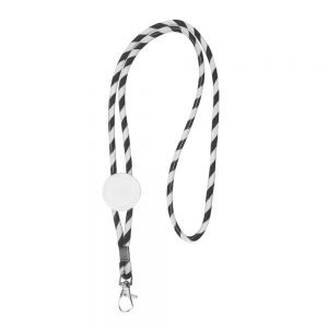 Lapely Lanyard tubular em terylene, ajustável