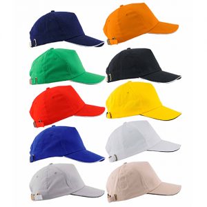 Boné Kalais para adulto de sarja de algodão