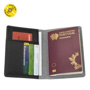 Flywall Carteira para passaporte em P-600D e PU