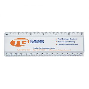 REG-15 Régua REG-15 com tampa acrílica e escala impressa (15cm)