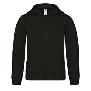 Casaco Sweat B&C Hooded Full Zip Kids 280g