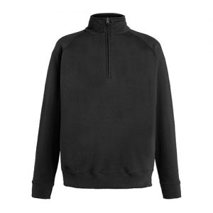 Sweatshirt Lightweight Zip Neck 240g