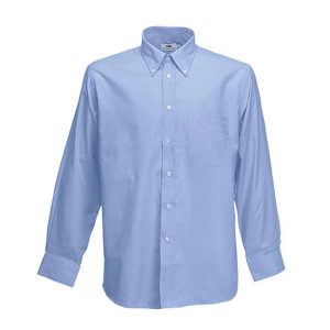 Camisa Manga Comprida Oxford - 70% Algodão / 30% Poliéster