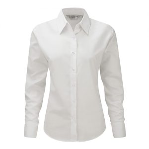 Camisa Manga Comprida Oxford Senhora - 70% Algodão / 30% Pol