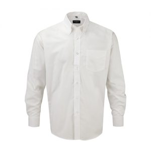 Camisa Manga Comprida Oxford Homem - 70% Algodão / 30% Polié