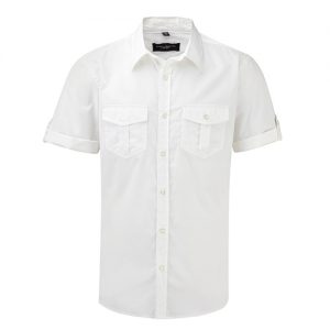 Camisa Manga Curta Homem - 100% Sarja - Algodão