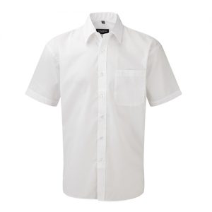 Camisa Manga Curta Popeline Homem - 65% Poliéster / 35% Algo