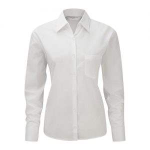 Camisa Manga Comprida Popeline Senhora - 65% Poliéster / 35%
