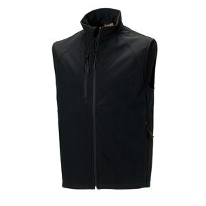 Colete Softshell Homem 340g - 92% Poliéster/ 8% Elastano