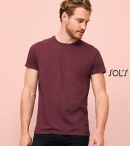 T-Shirt Justa de Gola Redonda Para Homem REGENT FIT