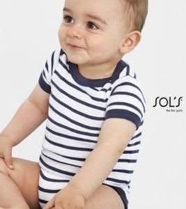 Babygrow Às Riscas Para Bebé MILES BABY