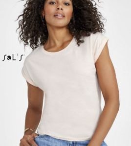 T-Shirt de Gola Redonda Para Senhora MELBA
