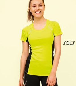 T-Shirt Para Correr de Manga Curta Para Senhora SYDNEY WOMEN