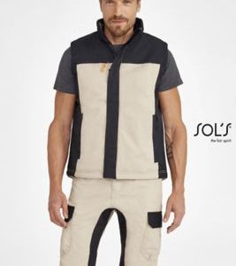 Colete de Trabalho Bicolor Para Homem MISSION PRO