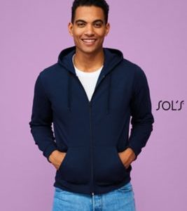 Sweatshirt Unissexo Com Fecho STONE
