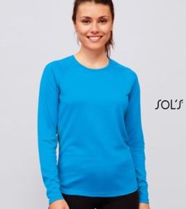 T-Shirt Técnica de Manga Comprida Para Senhora SPORTY LSL WOMEN