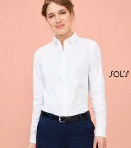 Camisa Com Padrão Em Espinha Para Senhora BRODY WOMEN