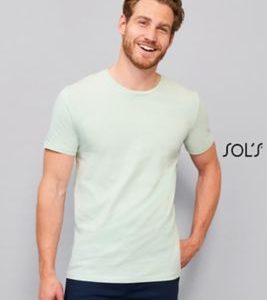 T-Shirt Justa de Gola Redonda Para Homem MARTIN MEN