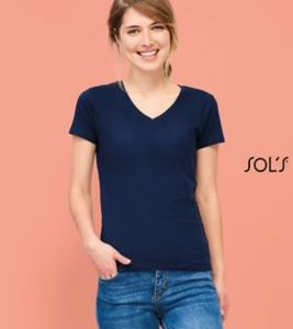 T-Shirt Com Gola Em "V" Para Senhora IMPERIAL V WOMEN