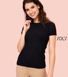 T-Shirt de Gola Redonda Para Senhora MILLENIUM WOMEN