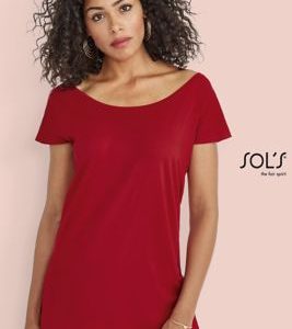 T-Shirt Comprida Para Senhora Com Meia Manga, Estilo Kimono MARYLIN