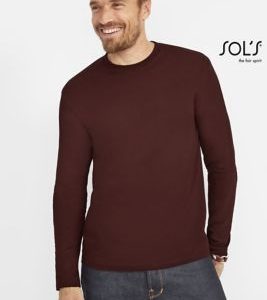T-Shirt de Gola Redonda E Manga Comprida Para Homem MONARCH