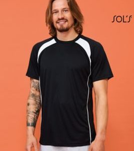 T-Shirt Bicolor Para Homem MATCH