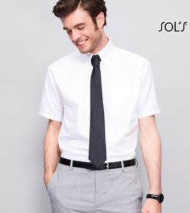 Camisa Oxford de Manga Curta Para Homem BRISBANE