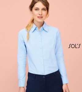 Camisa Oxford de Manga Comprida Para Senhora EMBASSY