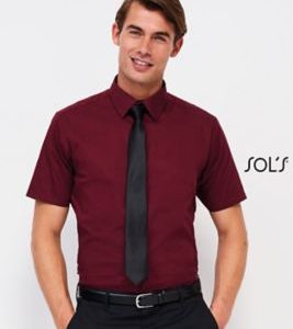 Camisa Stretch de Manga Curta Para Homem BROADWAY