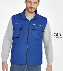 Colete de Trabalho ZENITH PRO POLIALGODÃO 240 65% poliéster - 35% algodão