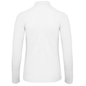 Polo Manga Comprida B&C ID.001 Women 180g - 100% Algodão