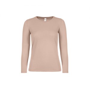 T-shirt B&C E150 LSL Women - 100% Algodão