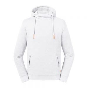 Pure Organic Sweat Hooded com gola 300g - Branco