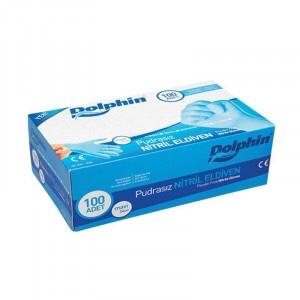 Luvas de Nitrilo Exame Médico DOLPHIN
